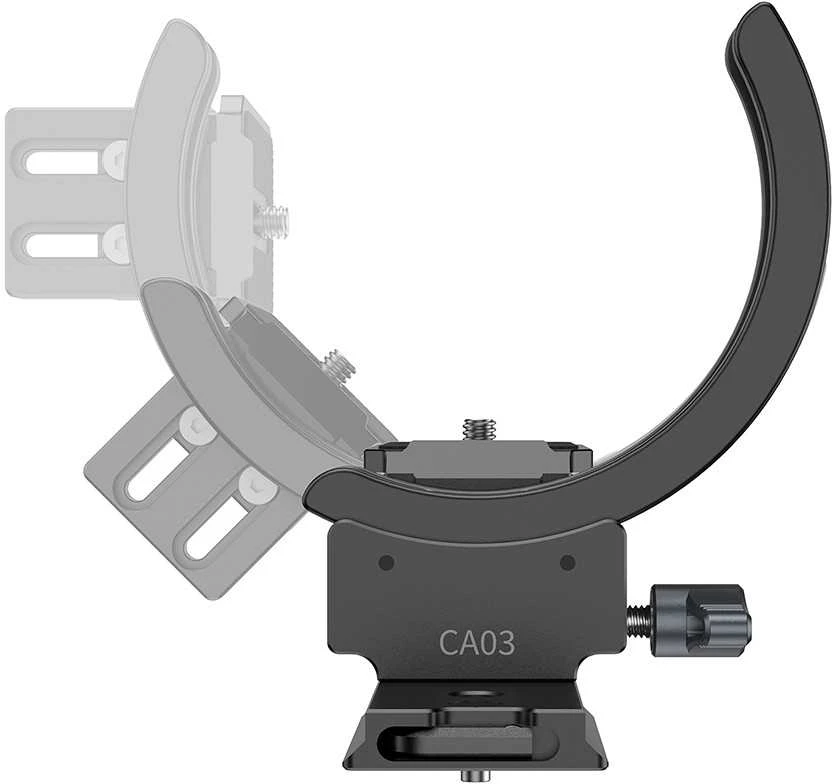 Kiwifotos Kameros Stovo Laikiklis - ULANZI CA03 Objektyvo Apvalkalas 95mm Aliuminis Arca Swiss 5kg
