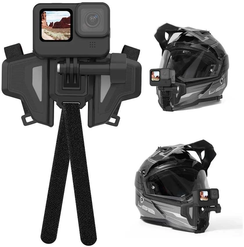 Mocowanie na kask motocyklowy Telesin GP-HBM-MT2-YH do kamer sportowych - pilka