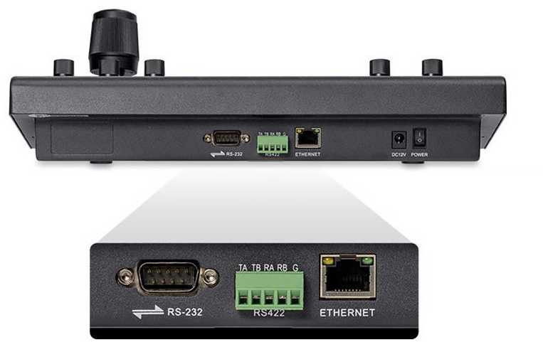 Kameros Valdiklis - Feelworld KBC10 255 Kameros LAN RS232/RS422 PoE