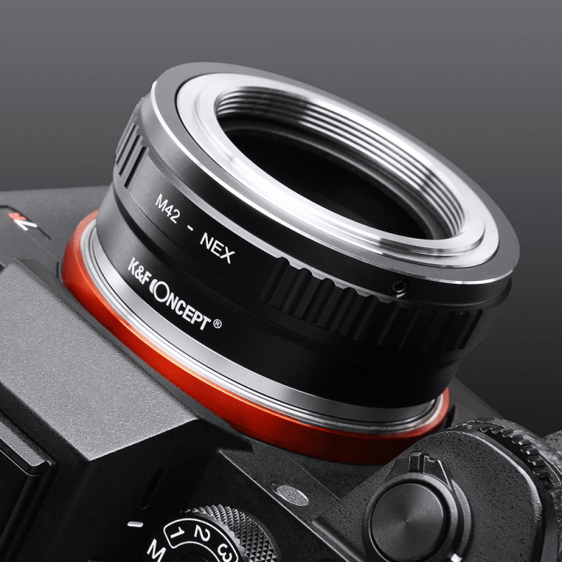 Objektyvas Adapteris - K&F Concept M42 į Sony E Bajonetą, Bronzos Aliuminis