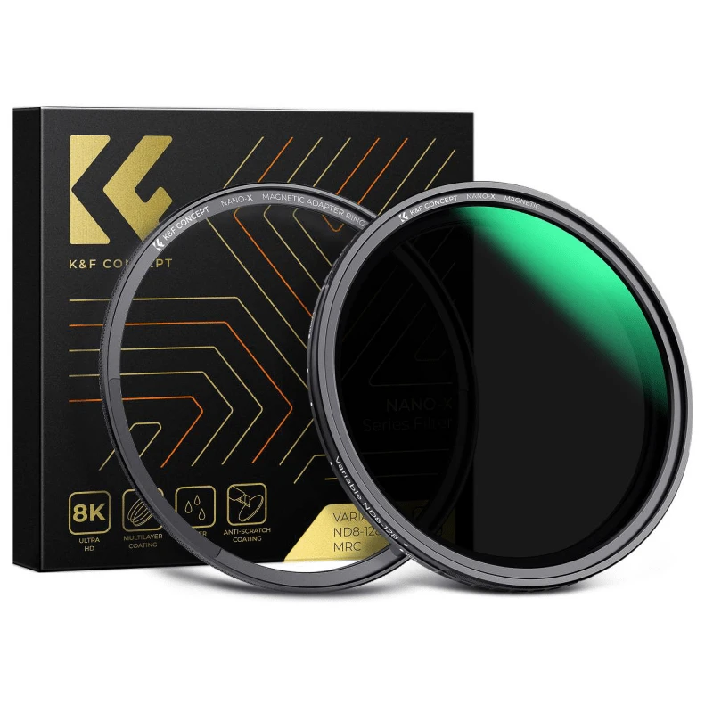 Filtras - K&F Concept Nano-X MRC Fader Magnetinis Reguliuojamas Pilkas Filtras