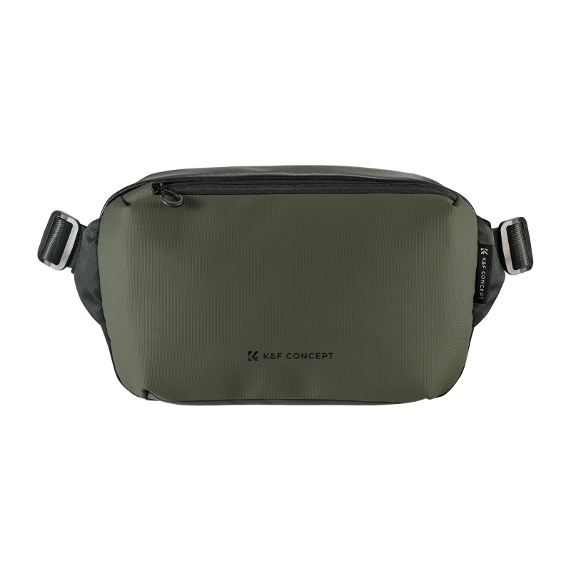 Fotoaparato Dėklas - K&F Concept Alpha Sling Bag 10L 33x22x15 cm Atsparus Vandeniui Tamsiai Žalias
