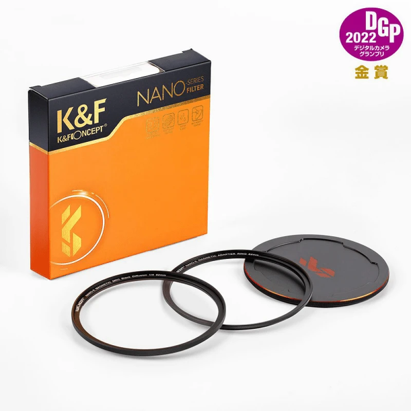 Fotografijos filtras - K&F Concept Nano-X MRC Juodas Mist 1/4 72mm Magnetinis