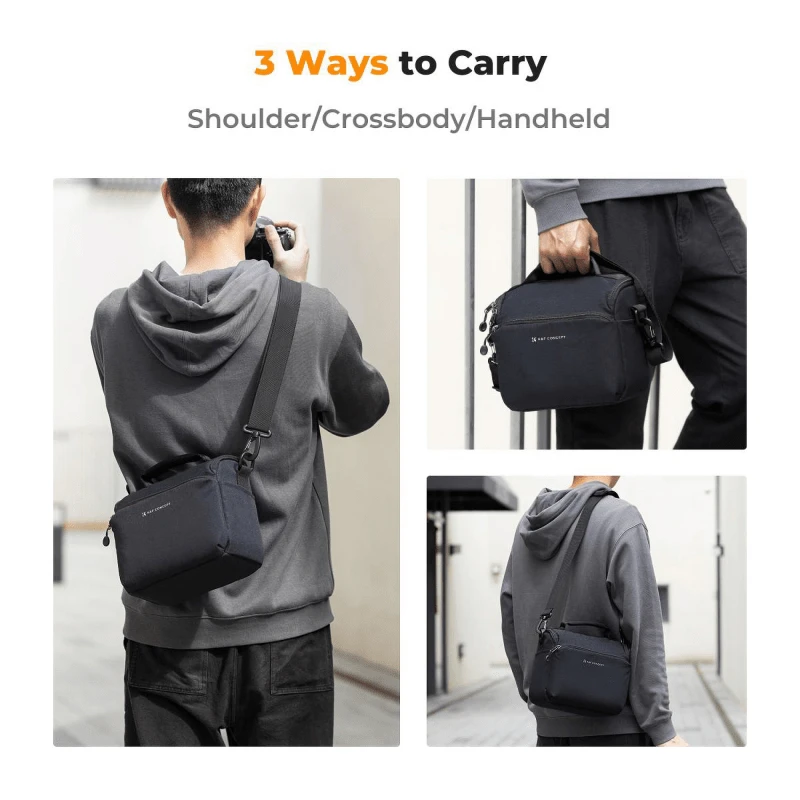 Fotoaparato Krepšys - K&F Concept Sling Bag 5L, Reguliuojamas Diržas, Navy Mėlyna