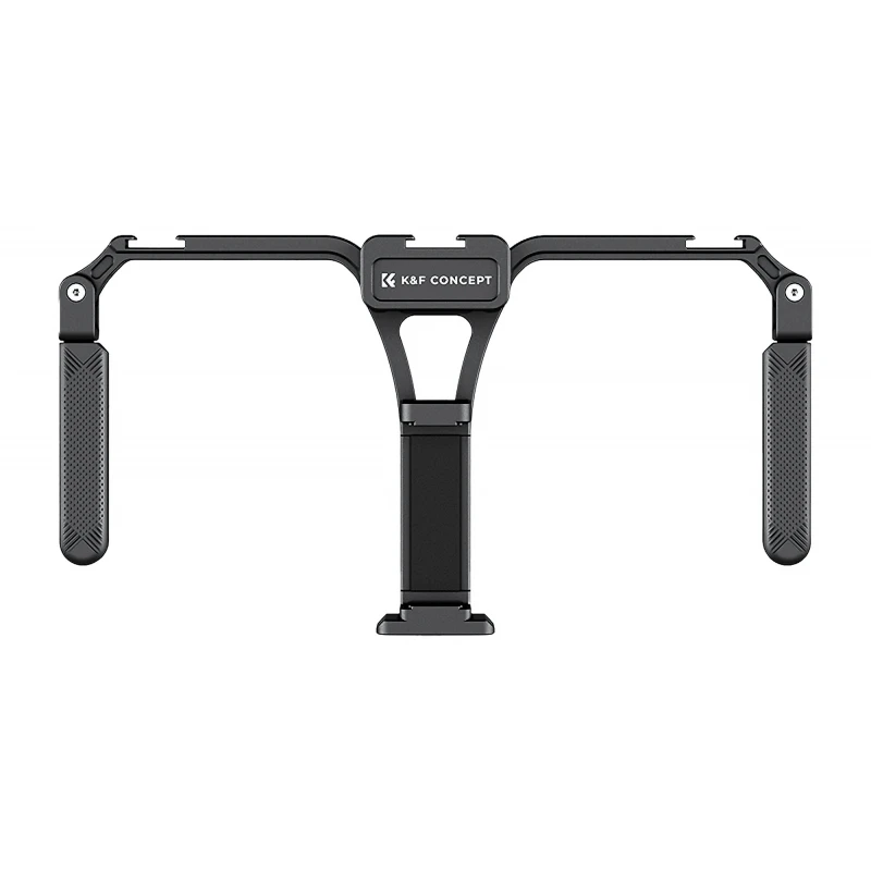 Telefono Priedas - K&F Concept Išmanusis telefonas Cage su 5 x 1/4" Sriegiais, 3 Šaltos Batus Juodas