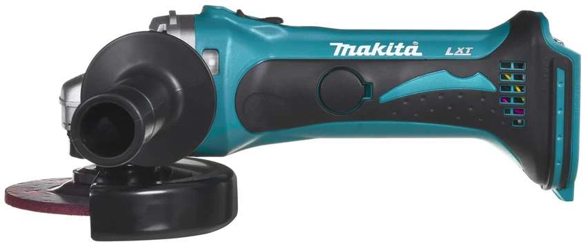 Makita akumuliatorinis kampinis šlifuoklis DGA452Z, 18V, 115 mm, be akumuliatoriaus ir kroviklio