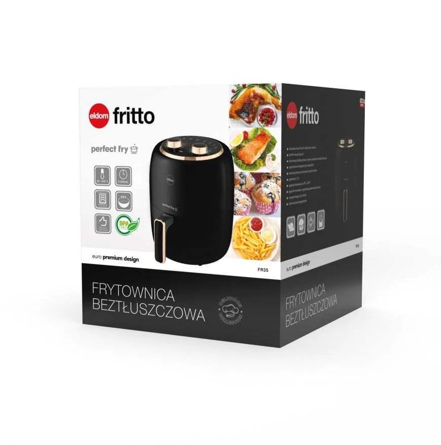 Gruzdintuvė Eldom FR35 Fritto juoda