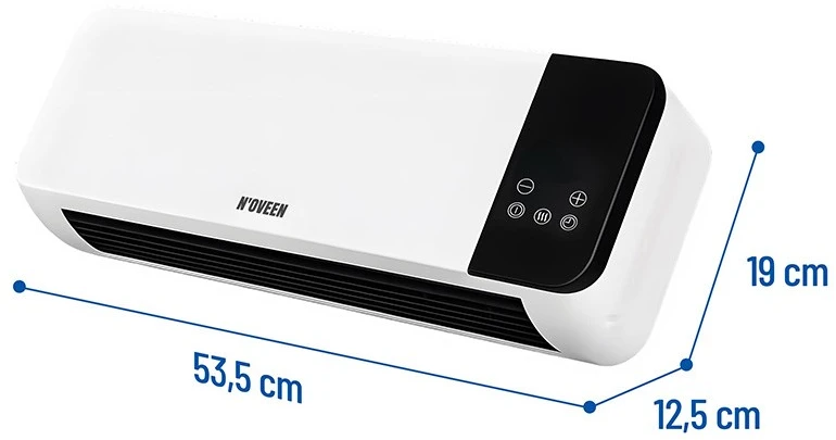 NOVEEN HC1200 LED WiFi Air Curtain + Remote Control