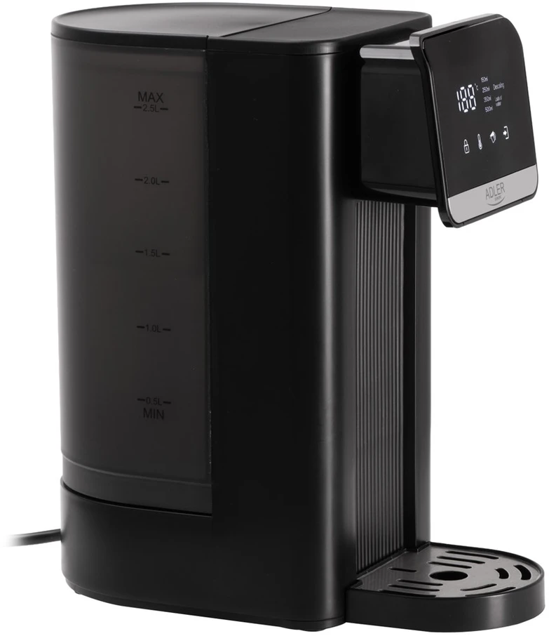 Karšto vandens balionėlis elektrinis virdulys dozatorius vandens filtras 2,5L 2600W Adler AD 1357