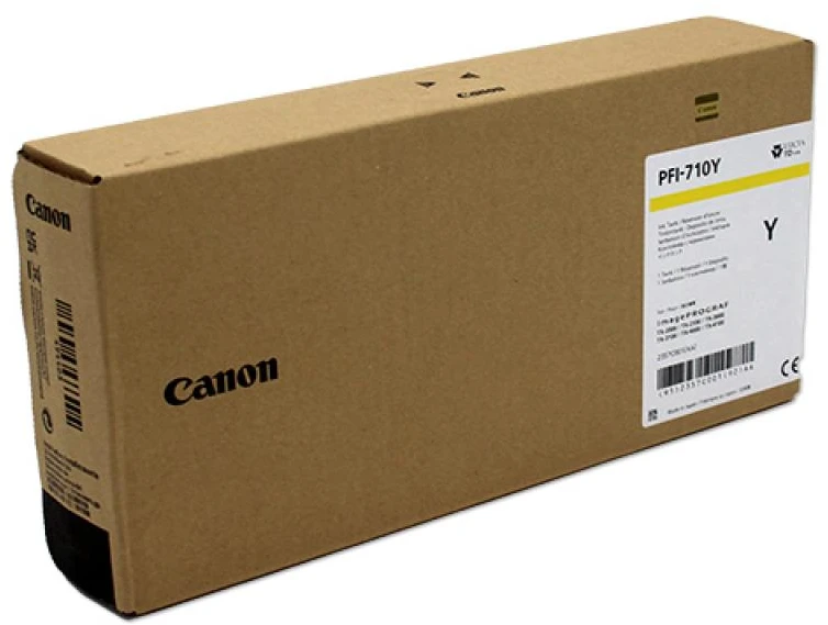Canon PFI-710Y kasetė, geltona