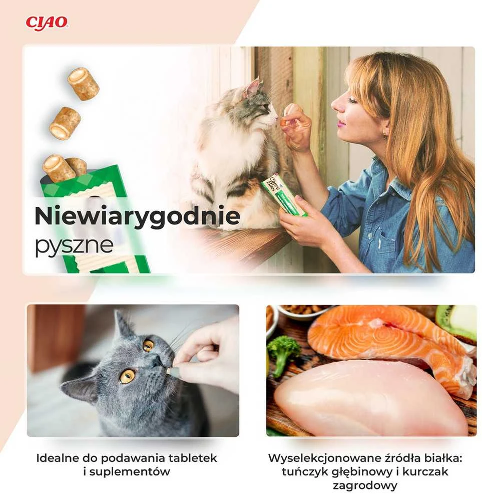 Churu Cat skanėstas Bites Chicken Tuna 30g