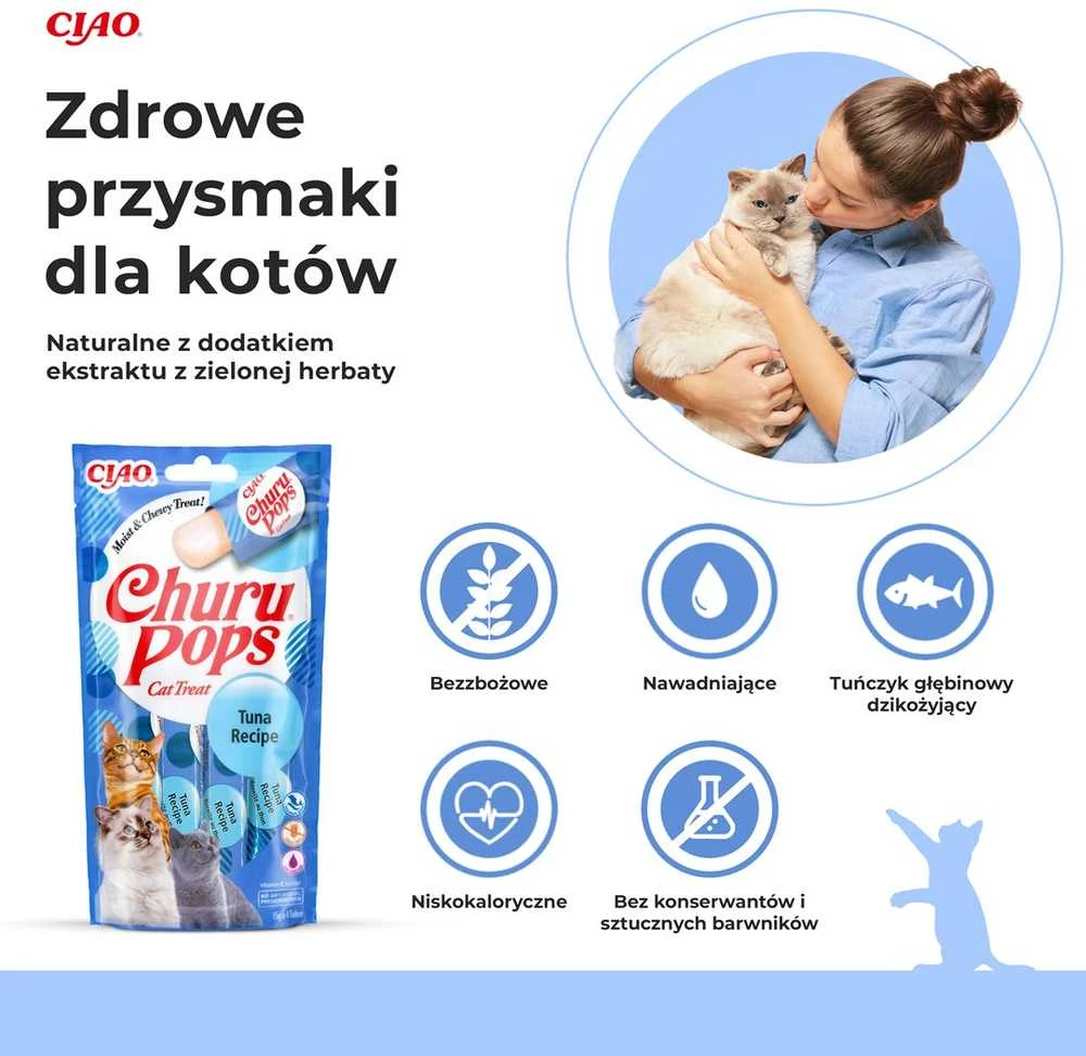 Churu Cat skanėstas Pops Tuna 60g