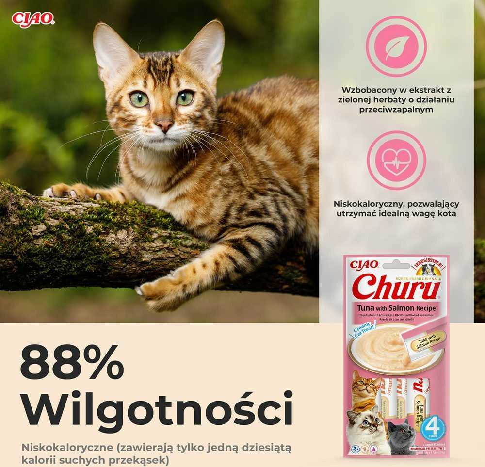 Churu Cat skanėstas Tuna Salmon 56g