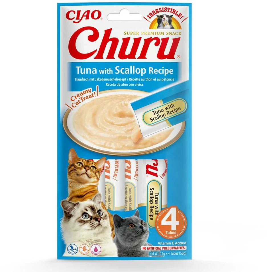 Inaba Churu Cat skanėstas Tuna Scallop 56g