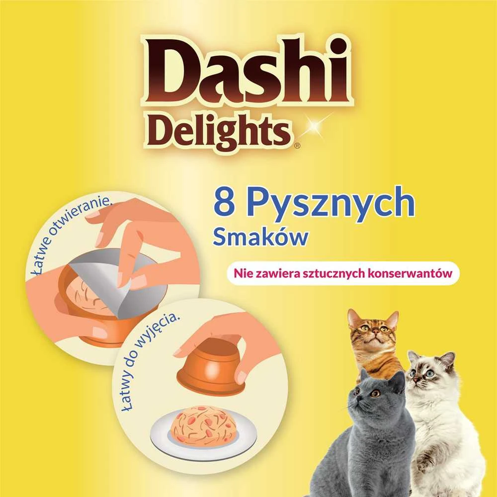 Kačių Skanėstai - Inaba Dashi Delights Vištienos ir Tuno Sultinys 70g