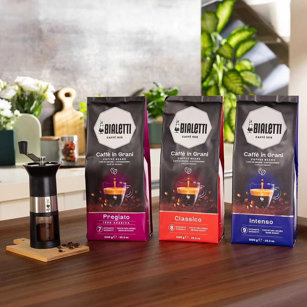 Kava - Bialetti Pregiato 1kg Medium Roast Espresso Blend
