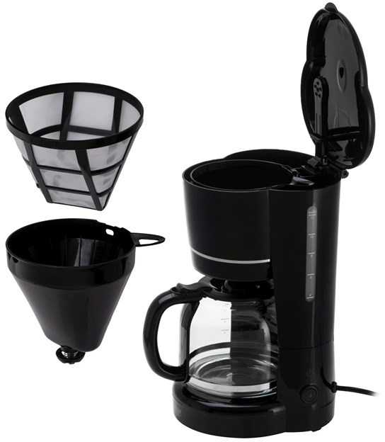 Kavamalė Adler AD 4383b Lašėjimo for ground kavos 1.5 L Juodas