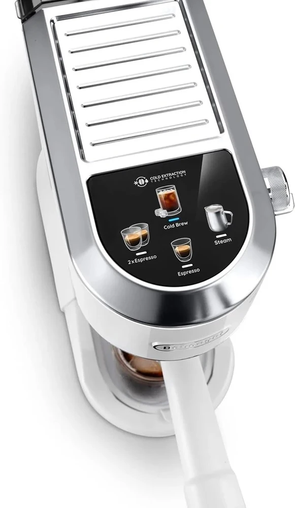 Pusiau automatinis kavos aparatas DeLonghi EC890.WI