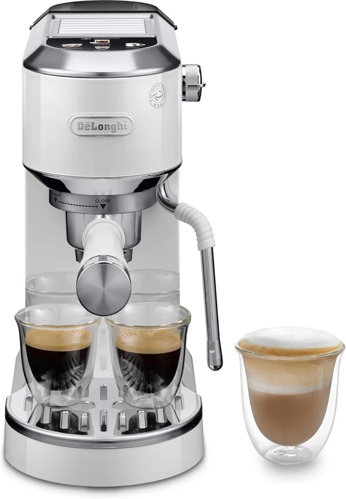 Pusiau automatinis kavos aparatas DeLonghi EC890.WI