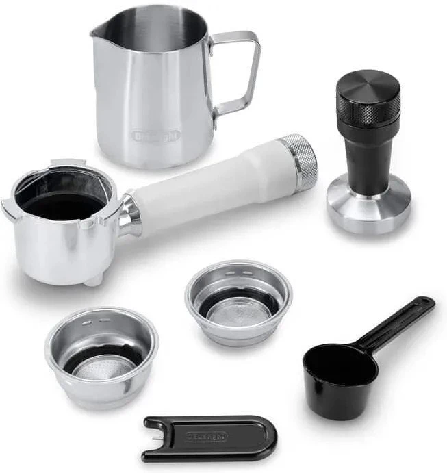 Pusiau automatinis kavos aparatas DeLonghi EC890.WI