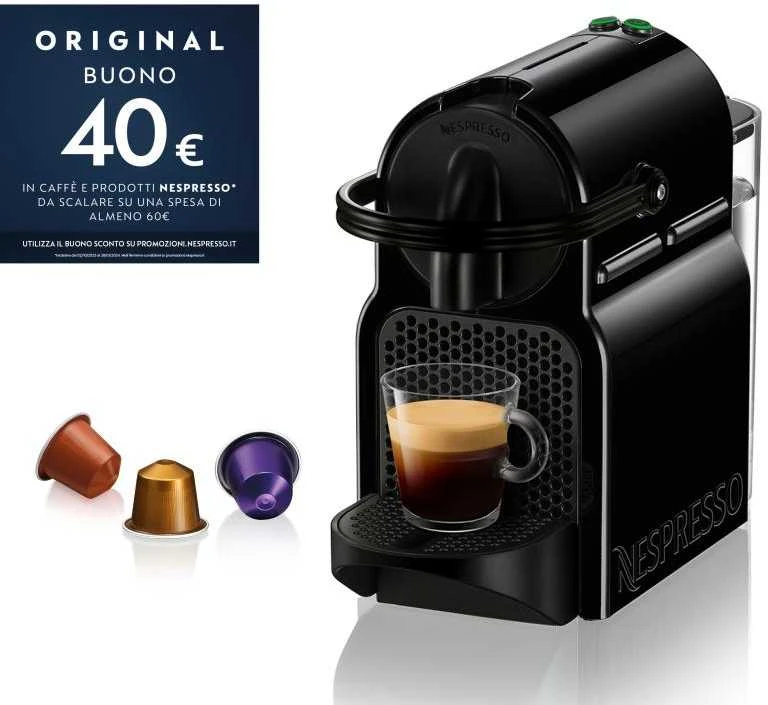 Kavos aparatas Delonghi EN80.B Nespresso Slėgis 19 bar, kapsulinis kavos virimo aparatas, 1260 W, Juodas