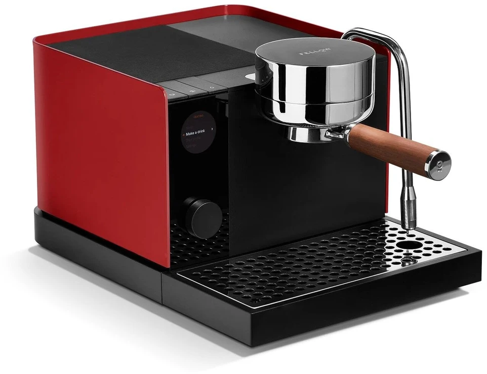 Fellow Espresso Series 1 Piston Espresso Aparatas, Cherry Raudona