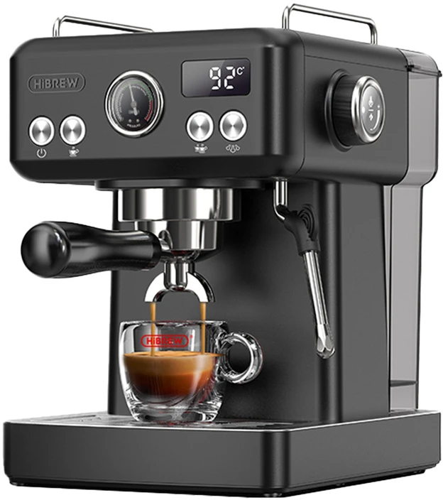 Kavos aparatas HiBREW H10A piston espreso aparatas with temperature control (juodas)