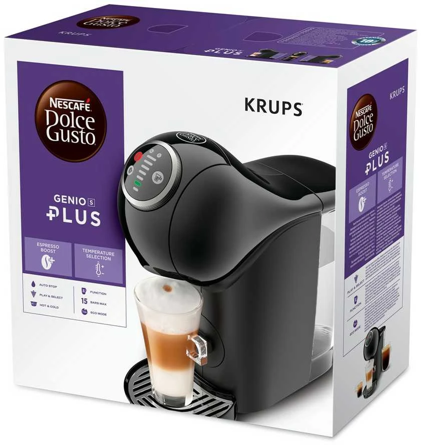 Kavos Aparatas - Krups Genio 2 KP3408 Pusiau Automatinis 0.8 L Juodas