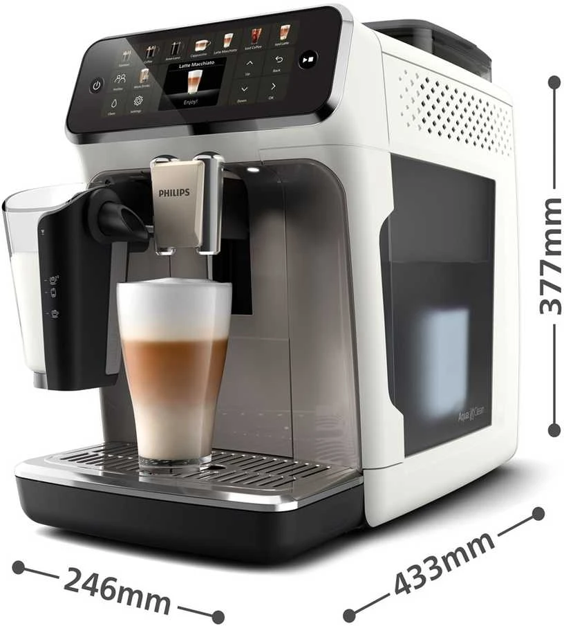 Kavos aparatas „Philips 5500 LatteGo EP5545/70“ balta