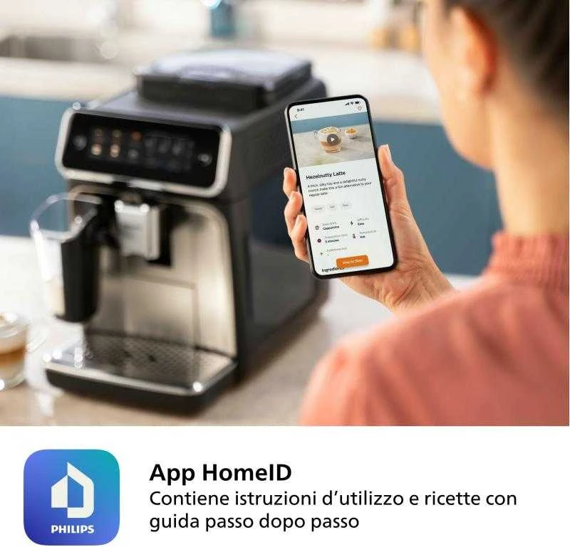 Philips | Espresso | EP2334/10 | Slėgis 15 bar | Su pieno plakikliu | Pilnai Automatinis | 1500 W | Juodas