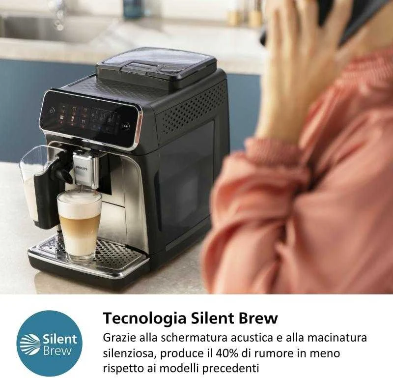 Philips | Espresso | EP2334/10 | Slėgis 15 bar | Su pieno plakikliu | Pilnai Automatinis | 1500 W | Juodas
