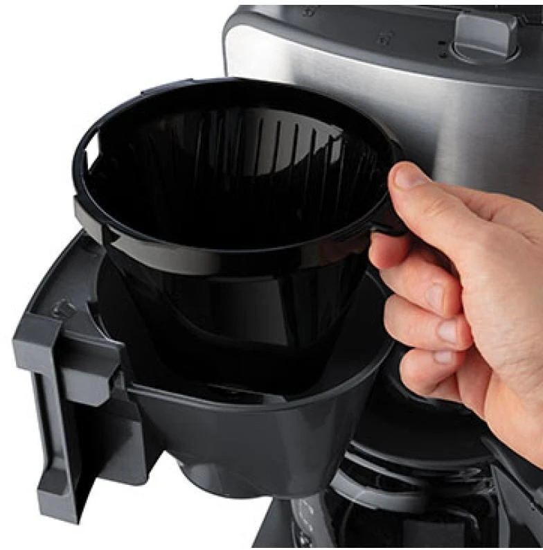Kavos Aparatas - Russell Hobbs Grind & Brew 1.25L 10 Puodelių Sidabrinis