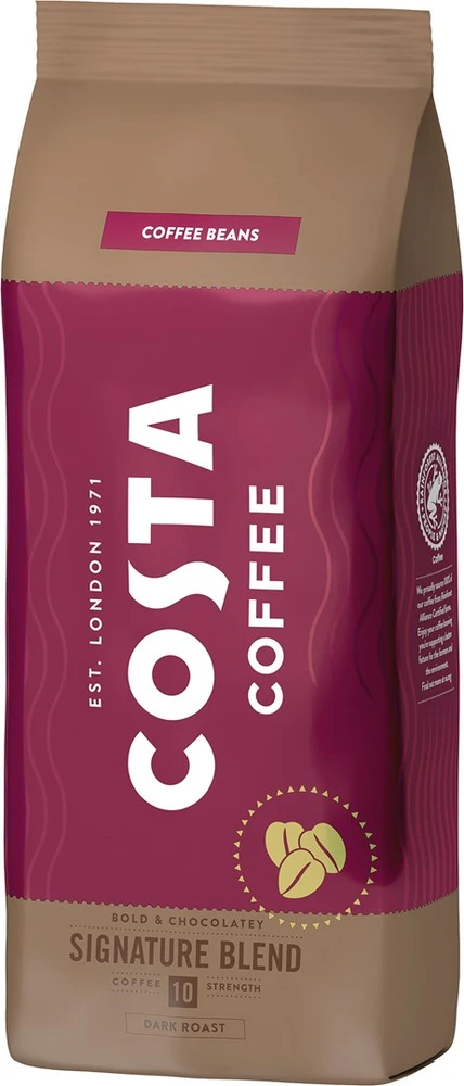 Kavos pupelės COSTA Caffe Crema Blend, 1kg