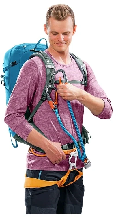Žygio kuprinė Deuter Trail Pro 33, bangos-gebenės spalvos