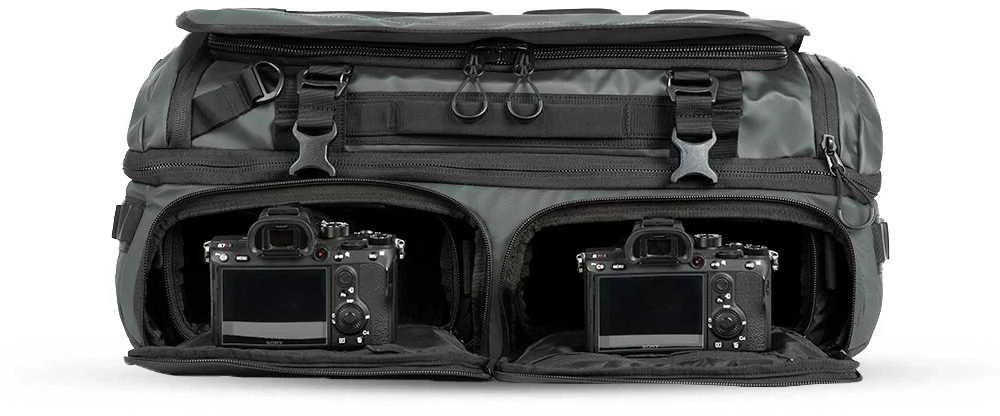 Kelioninis krepšys - WANDRD HEXAD ACCESS DUFFEL Wasatch 45L Atsparus vandeniui Krepšys, Žalia
