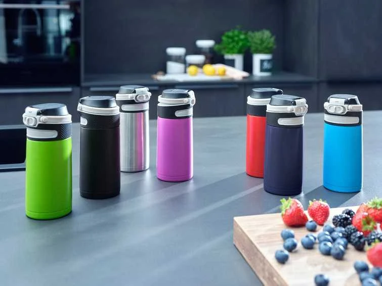 Leifheit 03245 travel mug 350 ml Juodas, Raudona Nerūdijantis plienas