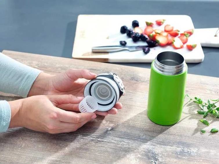 Trixie Leifheit 03249 travel mug 350 ml Juodas, Žalias Nerūdijantis plienas