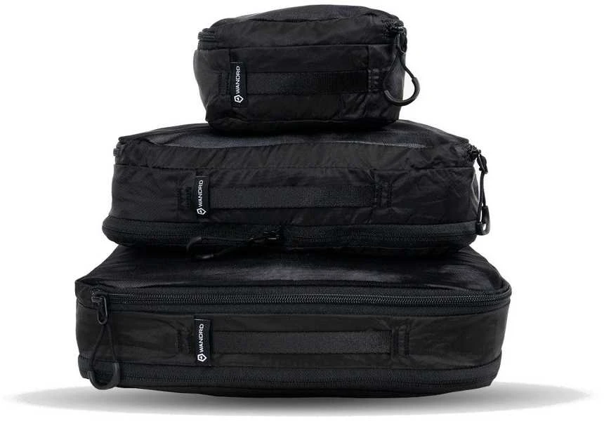 Kelionių priedas - WANDRD Packing Cube Bundle (S,M,L, skaidrus tinklas)