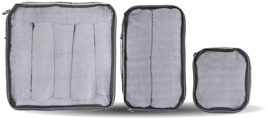 Kelionių priedas - WANDRD Packing Cube Bundle (S,M,L, skaidrus tinklas)