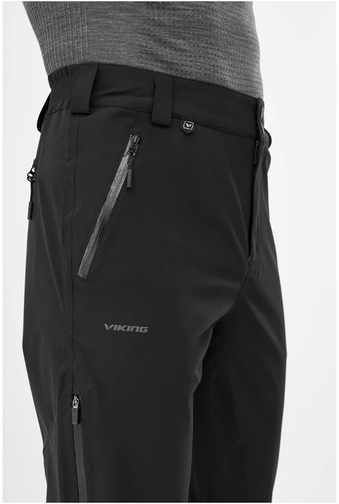Vyriškos VIKING Trek Pro 2.5 Man kelnės, juodos, M dydis