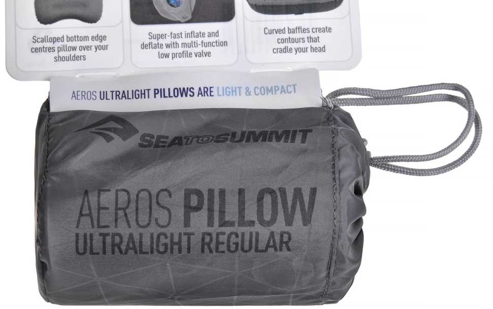Pagalvė Sea To Summit Aeros Ultralight Pillow Regular (Pilka)