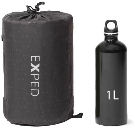 Exped SIM 3.8 M Self-Inflating Sleeping Mat Juodas