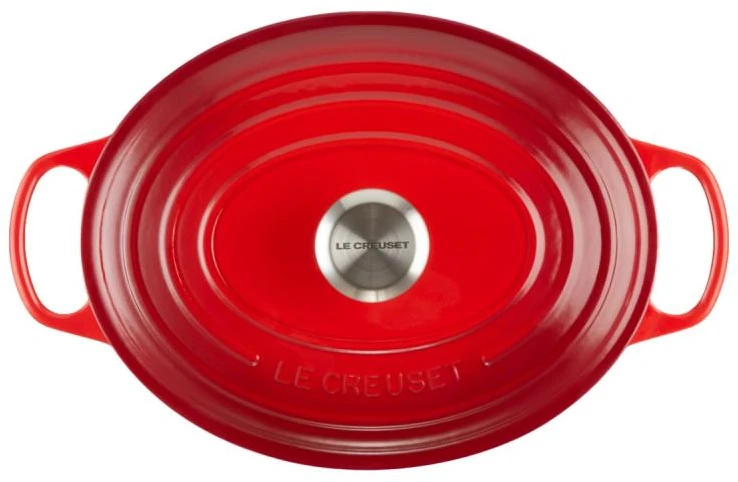 Troškintuvas Le Creuset Signature, ovalus, 27 cm, 4,1 l, vyšninis