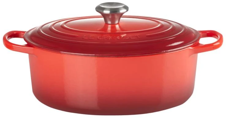 Troškintuvas Le Creuset Signature, ovalus, 27 cm, 4,1 l, vyšninis