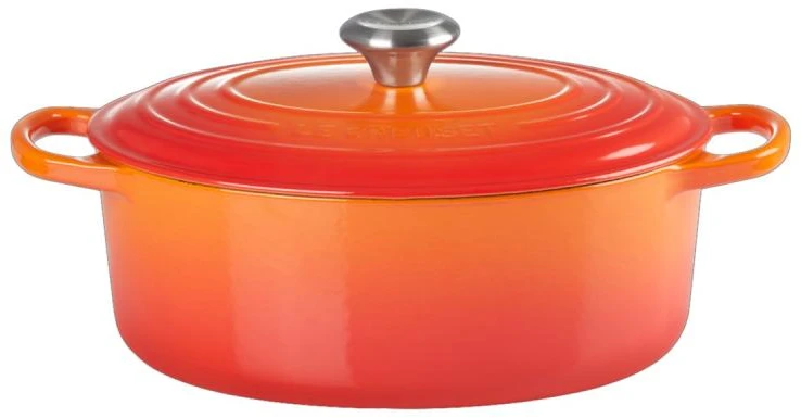 Kepimo Skarda - Le Creuset Signature Ovalus Keptuvas 29 cm Oranžinė