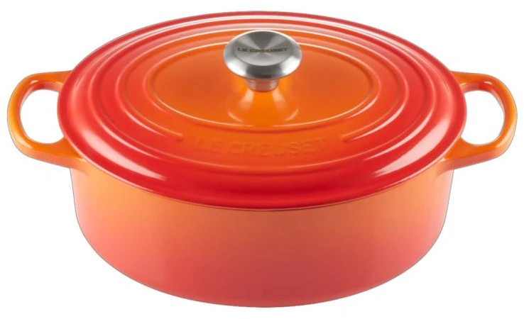 Kepimo Skarda - Le Creuset Signature Ovalus Keptuvas 29 cm Oranžinė