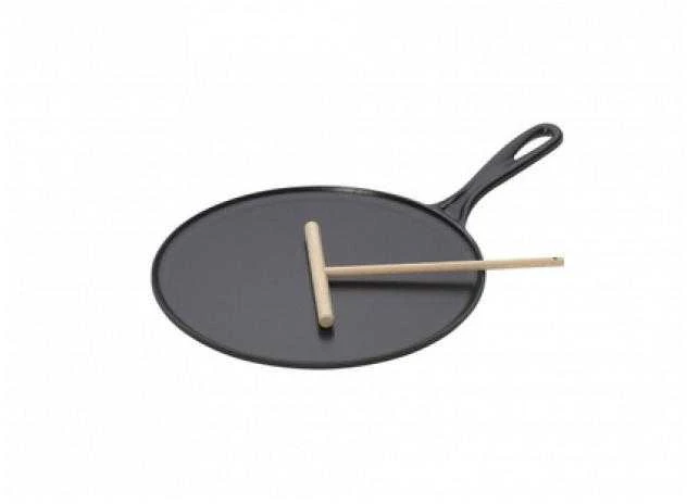 Keptuvė - Le Creuset Ketaus Blynelė 27cm Nesvylančio Paviršiaus Juoda