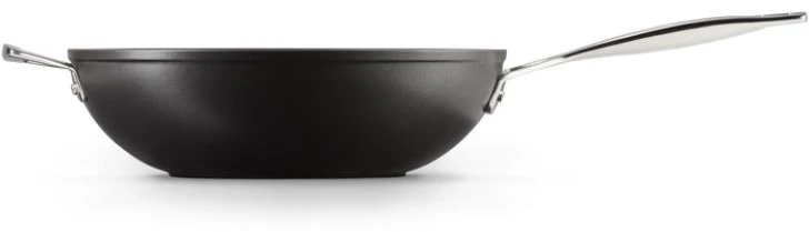 Le Creuset Toughened Non-Stick NonStick Stir-Fry StirFry Pan 30cm juodas sidabrinis (51104300010202)