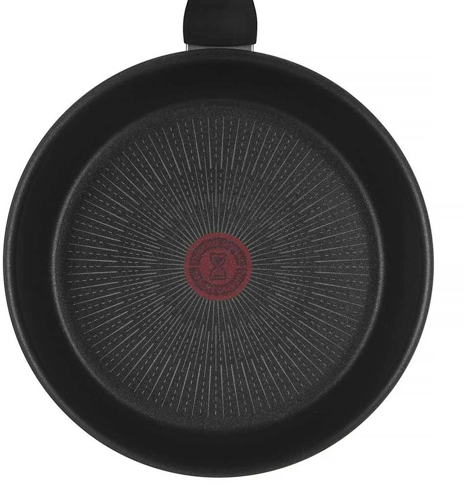 TEFAL | Pan | G2550572 Neribota | Kepimas | Skersmuo 26 cm | Tinka indukcinei kaitlentei | Fiksuota rankena | Juodas - Noir