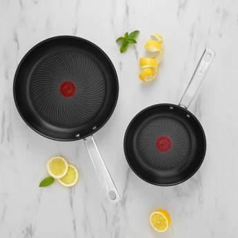 Keptuvių Rinkinys - Tefal Intuition B817S255 2-Vienetų Nerūdijančio Plieno